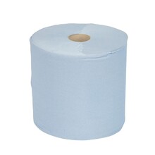 Maxi bobine d essuie-mains 2 plis Jantex bleu