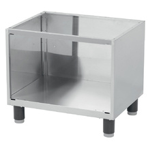 Meuble support inox 660 mm sans portes