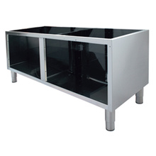 Soubassement ouvert en acier inox AISI 304