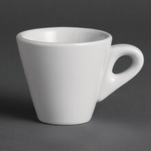 Tasses à espresso coniques blanches 60ml Olympia