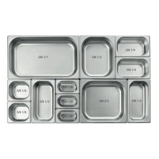 photo 1 bac gastronorme perfores inox gn1/1 prof 65mm