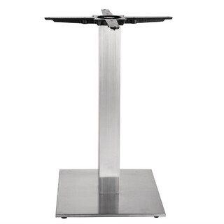 photo 1 pied de table carré inox bolero