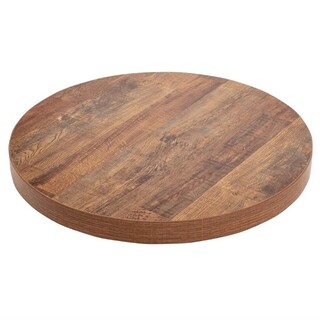 photo 1 plateau de table rond bolero 60 cm effet bois vieilli