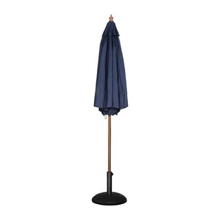 photo 2 parasol rond bolero 3m bleu marine