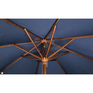 photo 3 parasol rond bolero 3m bleu marine