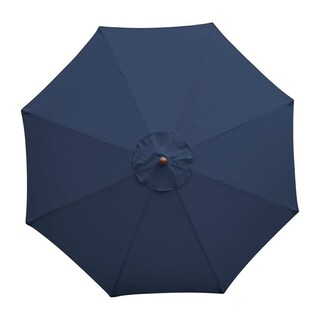 photo 5 parasol rond bolero 3m bleu marine