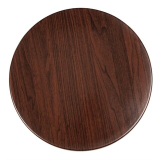 photo 1 plateau de table rond bolero 600mm marron foncé