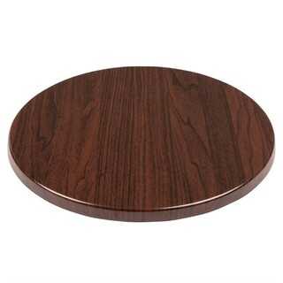 photo 2 plateau de table rond bolero 600mm marron foncé