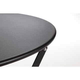 photo 4 table de terrasse en acier bolero noire