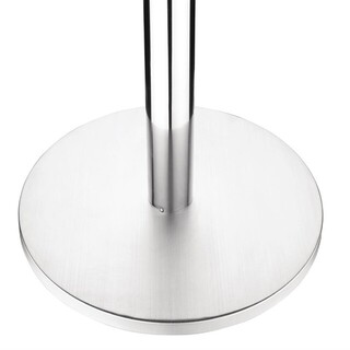 photo 2 pied de table rond en acier inoxydable bolero