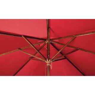 photo 3 parasol rond bolero 2,5m rouge