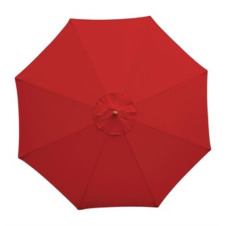 photo 5 parasol rond bolero 2,5m rouge