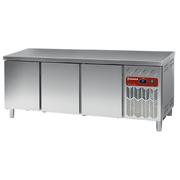 Photo 1 matériel référence DP202PC-R2: Table frigorifique, ventilé, 3 portes EN 600x400 550L