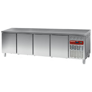 Photo 1 matériel référence DP255PC-R2: Table frigorifique, ventilé, 4 portes EN 600x400 760 L