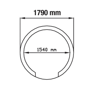 photo 2 four à pizzas traditionnel à bois ø 1540 mm - démonté