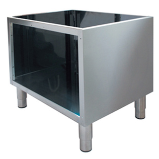 photo 1 soubassement ouvert en acier inox aisi 304 