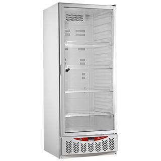 photo 1 frigo ventilé, porte vitrée, 525 litres, gn2/1600x400, blanc