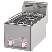 Photo 1 matériel référence WR-G2FT-01: Cuisinière 2 feux gaz, -Top-