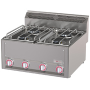 Photo 1 matériel référence WR-G4FT-16: Cuisinière 4 feux gaz, -Top-