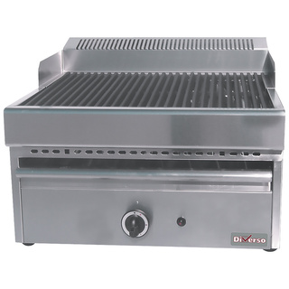 photo 1 grill-vapeur gaz avec grille de cuisson en fonte -top-