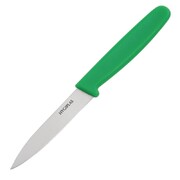 Photo 1 matériel référence C545: Couteau d office Hygiplas vert 7,5 cm