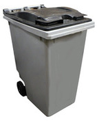 Photo 1 matériel référence PB-810360: Container à déchets polyéthylène 360 L