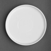 Photo 1 matériel référence FW812: Assiettes plates rondes olympia whiteware 150mm lot de 6