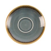 Photo 1 matériel référence GP345: Soucoupe couleur océan Olympia Kiln pour GP328 115mm