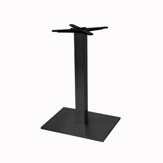 photo 3 tables rectangulaires 110 x 70cm pied noir - pierre metallisee - lot de 2 tables