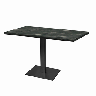 photo 1 tables rectangulaires 110 x 70cm pied noir - calypso - lot de 2 tables
