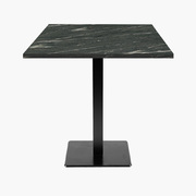 Photo 1 matériel référence MIL77E2263Z: Tables carrées 70x70cm pied noir - calypso - Lot de 4 tables