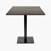 Photo 1 matériel référence MIL77E2636E: Tables carrées 70x70cm pied noir - hipster bronze - Lot de 4 tables
