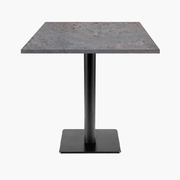 Photo 1 matériel référence MILT77E048-8314: Tables carrées 70x70cm pied noir - caldeira - Lot de 4 tables
