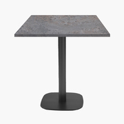 Photo 1 matériel référence RNDN77E048-8314: Tables carrées 70x70cm pied noir - caldeira - Lot de 4 tables