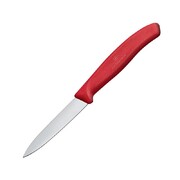 Photo 1 matériel référence CX748: Couteau doffice pointu victorinox 8cm rouge