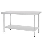 Photo 1 matériel référence GJ503: Table en acier inoxydable sans rebord Vogue 1500 x 700mm